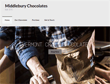 Tablet Screenshot of middleburychocolates.com
